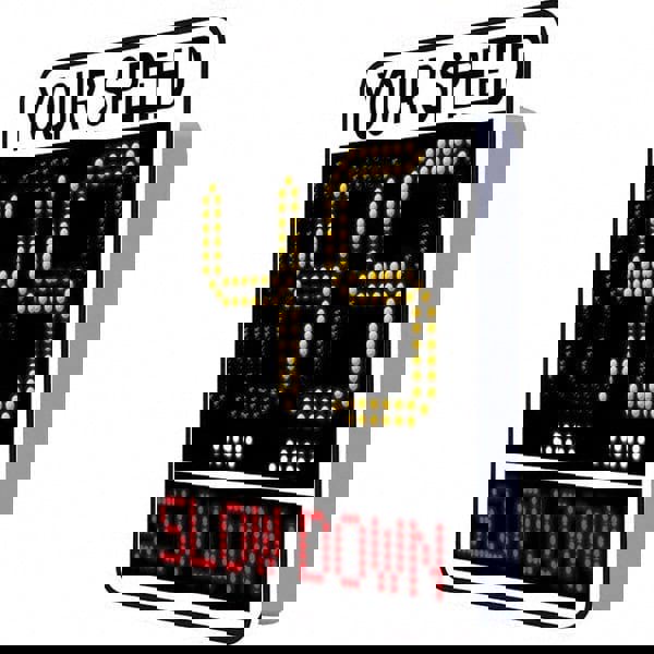 Speed Limit Sign: Rectangle, 